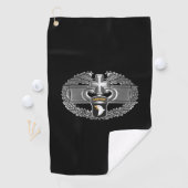 101e Luchtlandingsdivisie Combat Medic Badge Golfhanddoek (Insitu)