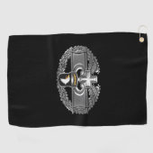 101e Luchtlandingsdivisie Combat Medic Badge Golfhanddoek (Horizontaal)