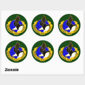 101e Luchtlandingsdivisie DUI Ronde Sticker (Vel)