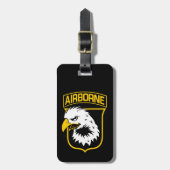 101e Luchtlandingsdivisie Gevechtspleet Bagagelabel (Voorkant verticaal)