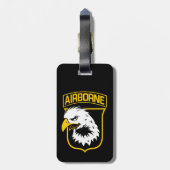 101e Luchtlandingsdivisie Gevechtspleet Bagagelabel (Achterkant verticaal)
