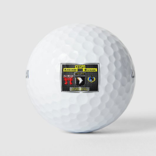 101e Luchtlandingsdivisie Golfballen (Voorkant)