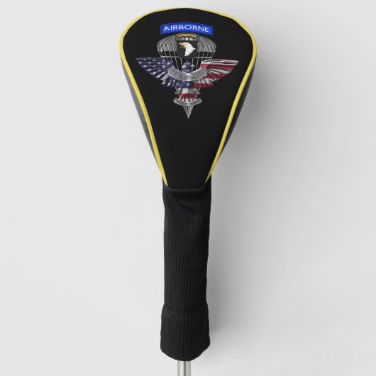 101e Luchtlandingsdivisie Golfheadcover (Voorkant)