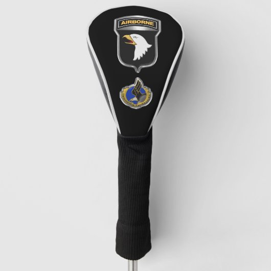 101e Luchtlandingsdivisie Golfheadcover (Voorkant)