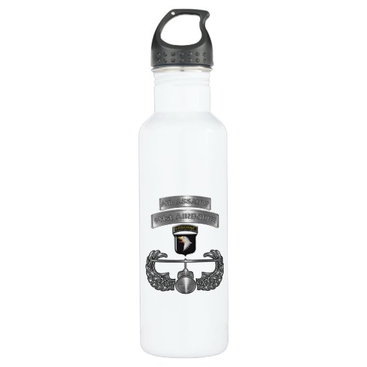 101e Luchtlandingsdivisie "Luchtaanval" Waterfles (Voorkant)