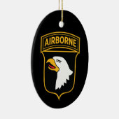 101e Luchtlandingsdivisie - Militaire Patch Insign Keramisch Ornament (Rechts)