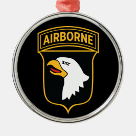 101e Luchtlandingsdivisie - Militaire Patch Insign Metalen Ornament