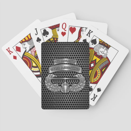101e Luchtlandingsdivisie  Pokerkaarten (Achterkant)