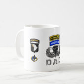 101e Luchtlandingsdivisie Ranger Airborne Dad Koffiemok (Voorkant links)