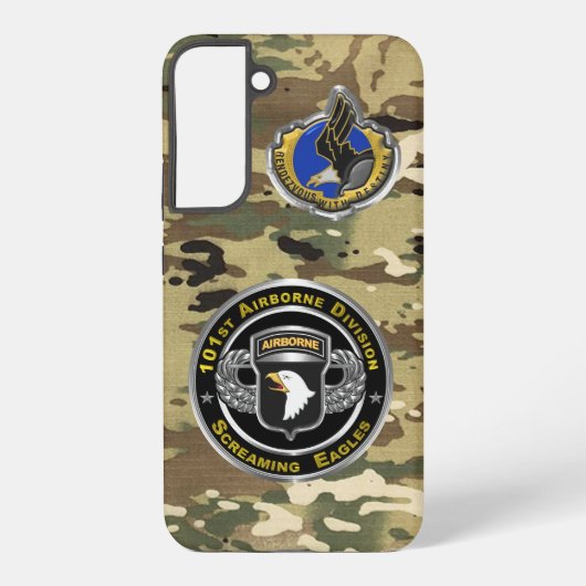 101e Luchtlandingsdivisie Samsung Galaxy Hoesje (Achterkant)
