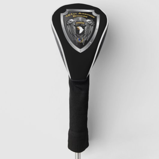 101e Luchtlandingsdivisie “Schild" Golfheadcover (Voorkant)