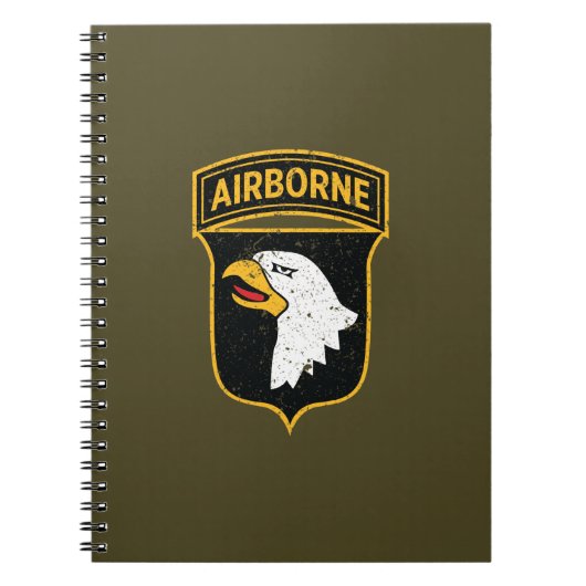 101e Luchtlandingsdivisie "Screaming Eagles" Grung Notitieboek (Voorkant)