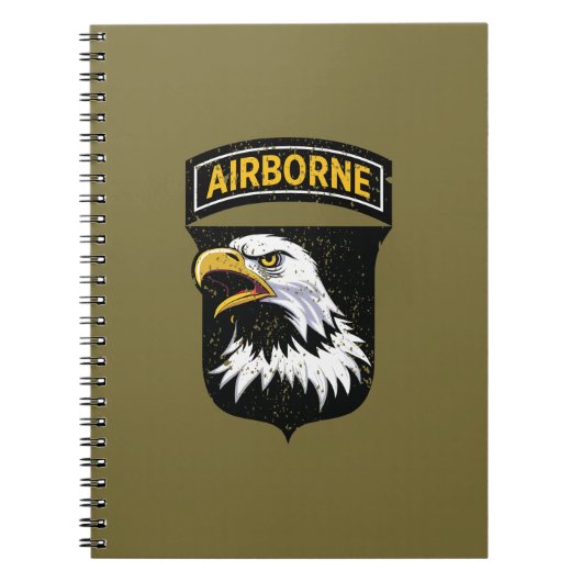 101e Luchtlandingsdivisie "Screaming Eagles" Grung Notitieboek (Voorkant)