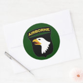 101e Luchtlandingsdivisie SSI Ronde Sticker (Envelop)