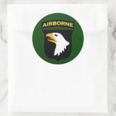 101e Luchtlandingsdivisie SSI Ronde Sticker (Tas)