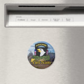 101e luchtlandingsdivisie Vietnam veteranen Magnee Magneet (Insitu (Vaatwasser))