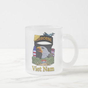101e luchtlandingsveteranen vietnam frosty Mu Matglas Koffiemok