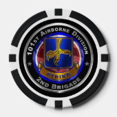 101e Luchtvaartdivisie 2e brigade Poker Chips (Voorkant)