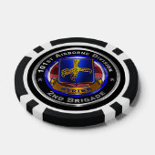 101e Luchtvaartdivisie 2e brigade Poker Chips (Enkel)