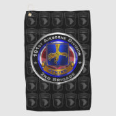 101e Luchtvaartdivisie 2e brigade "STRIKE" Golfhanddoek (Voorkant)