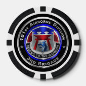 101e Luchtvaartdivisie 3e brigade Poker Chips (Voorkant)