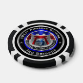 101e Luchtvaartdivisie 3e brigade Poker Chips (Enkel)