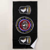 101e Luchtvaartdivisie "Air Assault" Strandlaken (Voorkant)