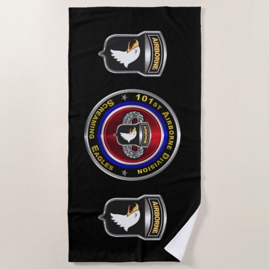 101e Luchtvaartdivisie "Air Assault" Strandlaken (Voorkant)