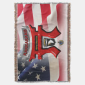 101e Luchtvaartdivisie Geweldige Rakkasans Deken (Voorkant Verticaal)