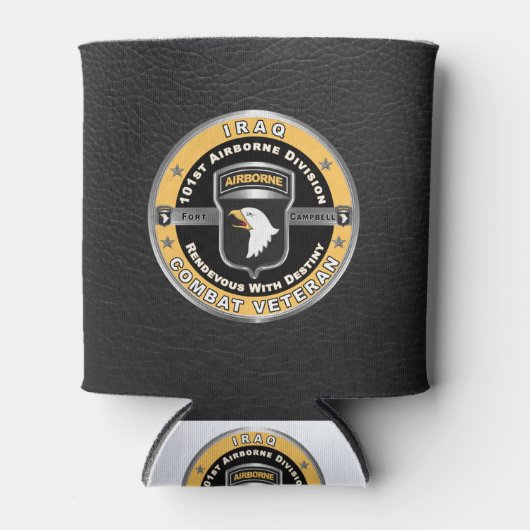 101e Luchtvaartdivisie Irak Veteraan Blikjeskoeler (Voorkant)