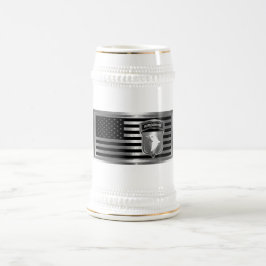 101e Luchtvaartdivisie met Amerikaanse vlag Bierpul