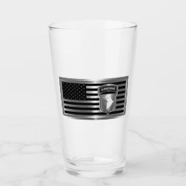 101e Luchtvaartdivisie met Amerikaanse vlag Glas