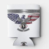 101e luchtvaartdivisie "Proud to Served" Blikjeskoeler (Achterkant)