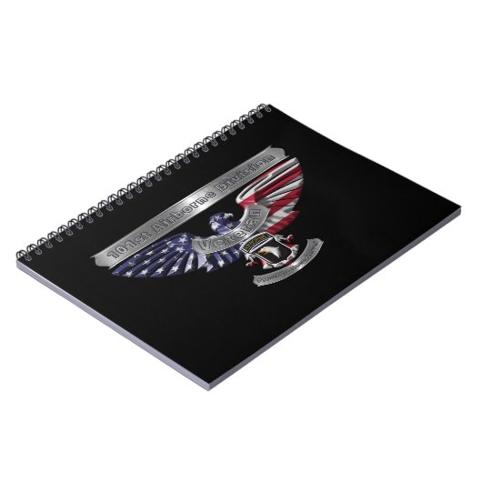 101e luchtvaartdivisie "Proud to Served" Notitieboek (Linkerzijde)