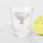 101e luchtvaartdivisie "Proud to Served" Shot Glas (Achterkant)