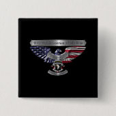 101e luchtvaartdivisie "Proud to Served" Vierkante Button 5,1 Cm (Voorkant)
