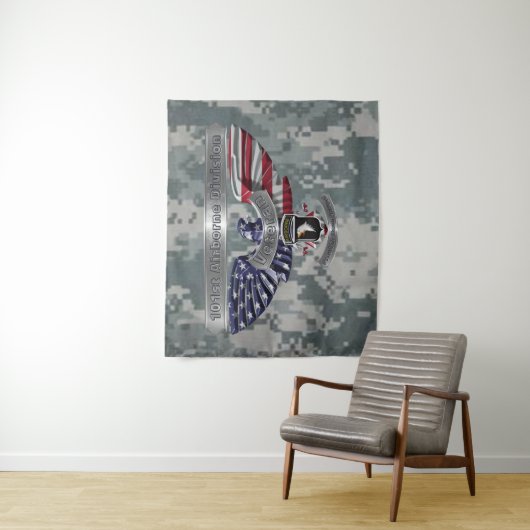 101e luchtvaartdivisie "Proud to Served" Wandkleed (In situ)