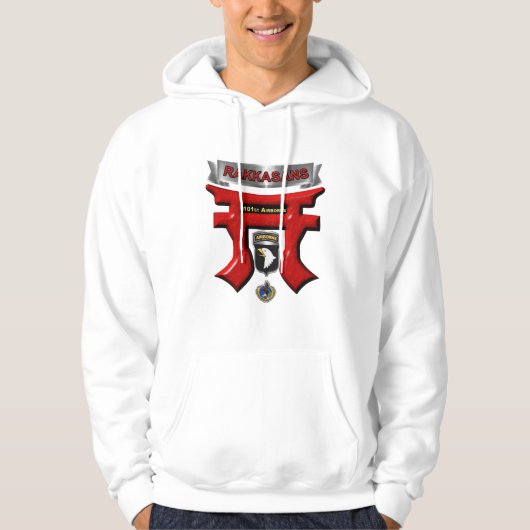 101e Luchtvaartdivisie "Rakkasans" Hoodie (Voorkant)