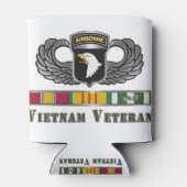 101e Luchtvaartdivisie Vietnam Veteraan Blikjeskoeler (Achterkant)