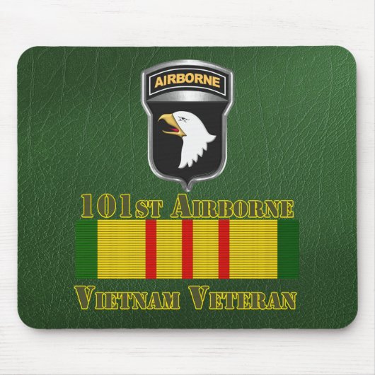 101e Luchtvaartdivisie Vietnam Veteraan Muismat (Voorkant)
