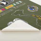 101e Luchtvaartdivisie Vietnam Veteraan Sherpa Deken (3/4)