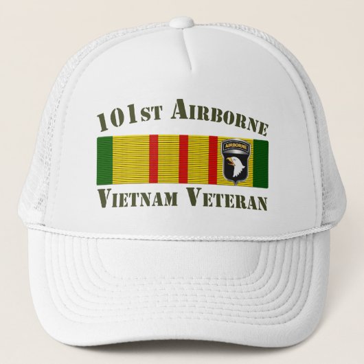 101e Luchtvaartdivisie Vietnam Veteraan Trucker Pet (Voorkant)