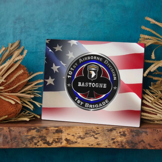 101e luchtverkeersdienst 1e brigade fotoplaat (Zijkant)