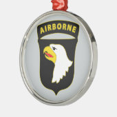101e luchtverkeersdienst - Combat Service Metalen Ornament (Links)