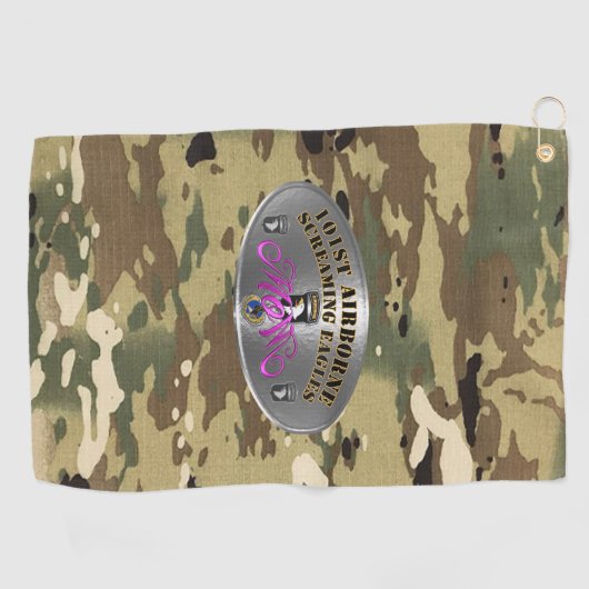 101e luchtverkeersdienst — MOM Golfhanddoek (Horizontaal)