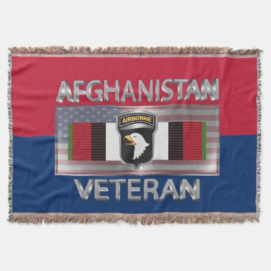 101e luchtverkeersdivisie Afghanistan Veteraan Deken (Voorkant)