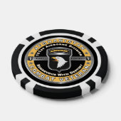 101e luchtverkeersdivisie Afghanistan Veteraan Poker Chips (Enkel)