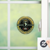 101e luchtverkeersdivisie Afghanistan Veteraan Raamsticker (Huis)
