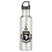 101e luchtverkeersdivisie Afghanistan Veteraan Waterfles (Voorkant)