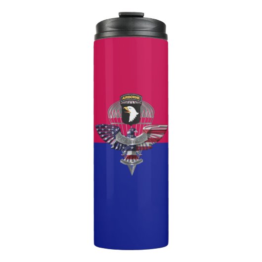 101e luchtverkeersdivisie Eagle Veteran Thermosbeker (Voorkant)